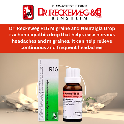 Dr. Reckeweg R16 Migraine And Neuralgia Drops