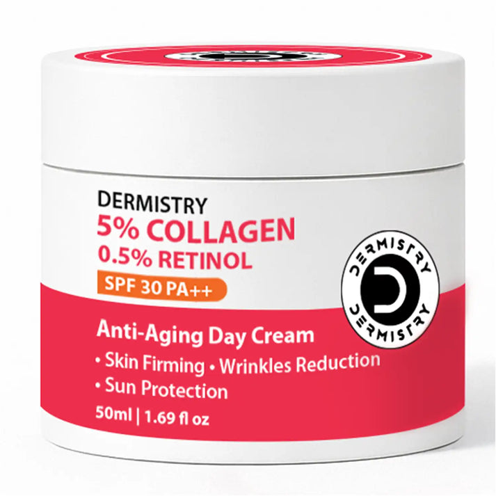 Dermistry Anti-Ageing Retinol Collagen Day Face Cream for Skin