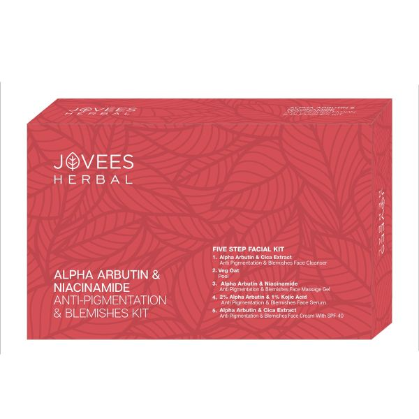Jovees Alpha Arbutin & Niacinamide Anti Pigmentation & Blemishes Facial Kit