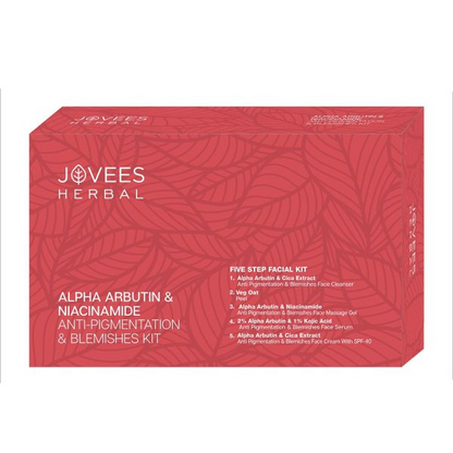 Jovees Alpha Arbutin & Niacinamide Anti Pigmentation & Blemishes Facial Kit