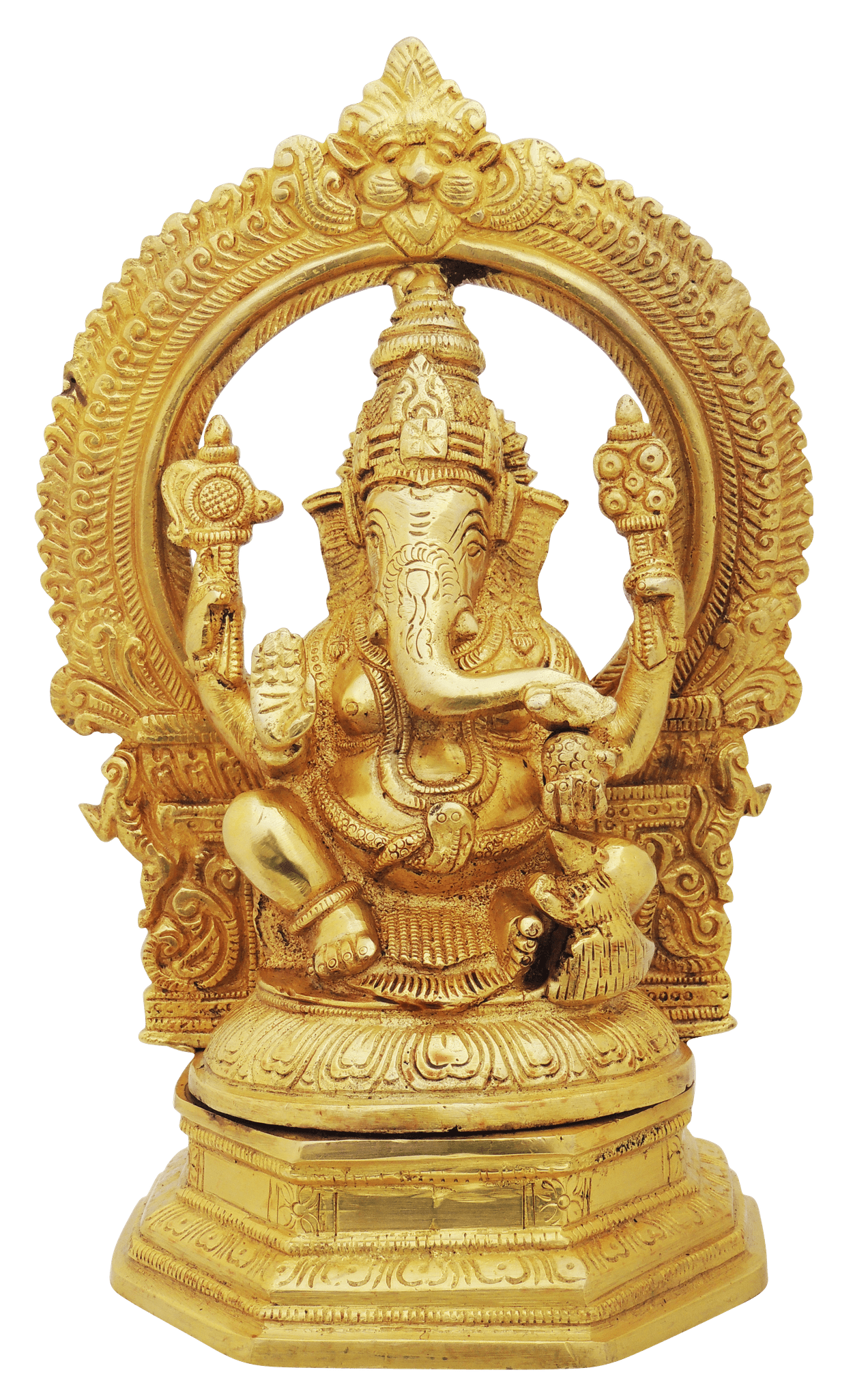 Brass Ganesh Ji God Idol Statue