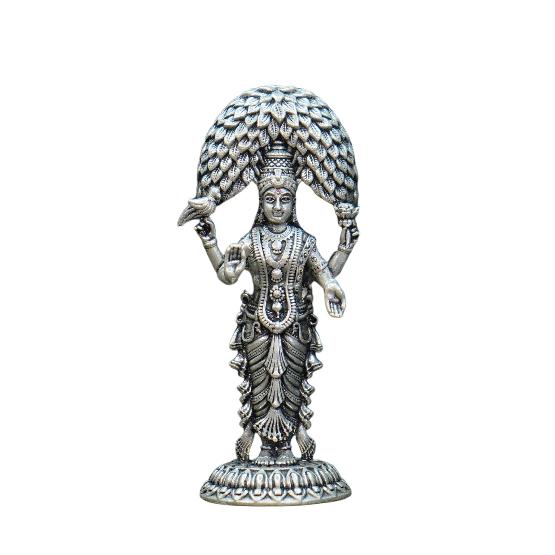 Mahita Collections Pure Silver Antique Vasavi Devi Standing Big 60.70G