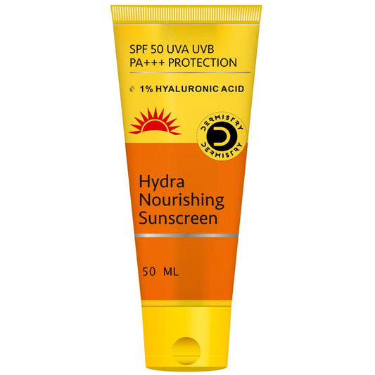 Dermistry 1% Hyaluronic Acid Sunscreen SPF 50 for Hydrated Skin