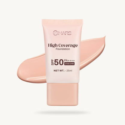 Mars High Coverage Foundation in a Tube | SPF 50PA++++ UVA/UVB