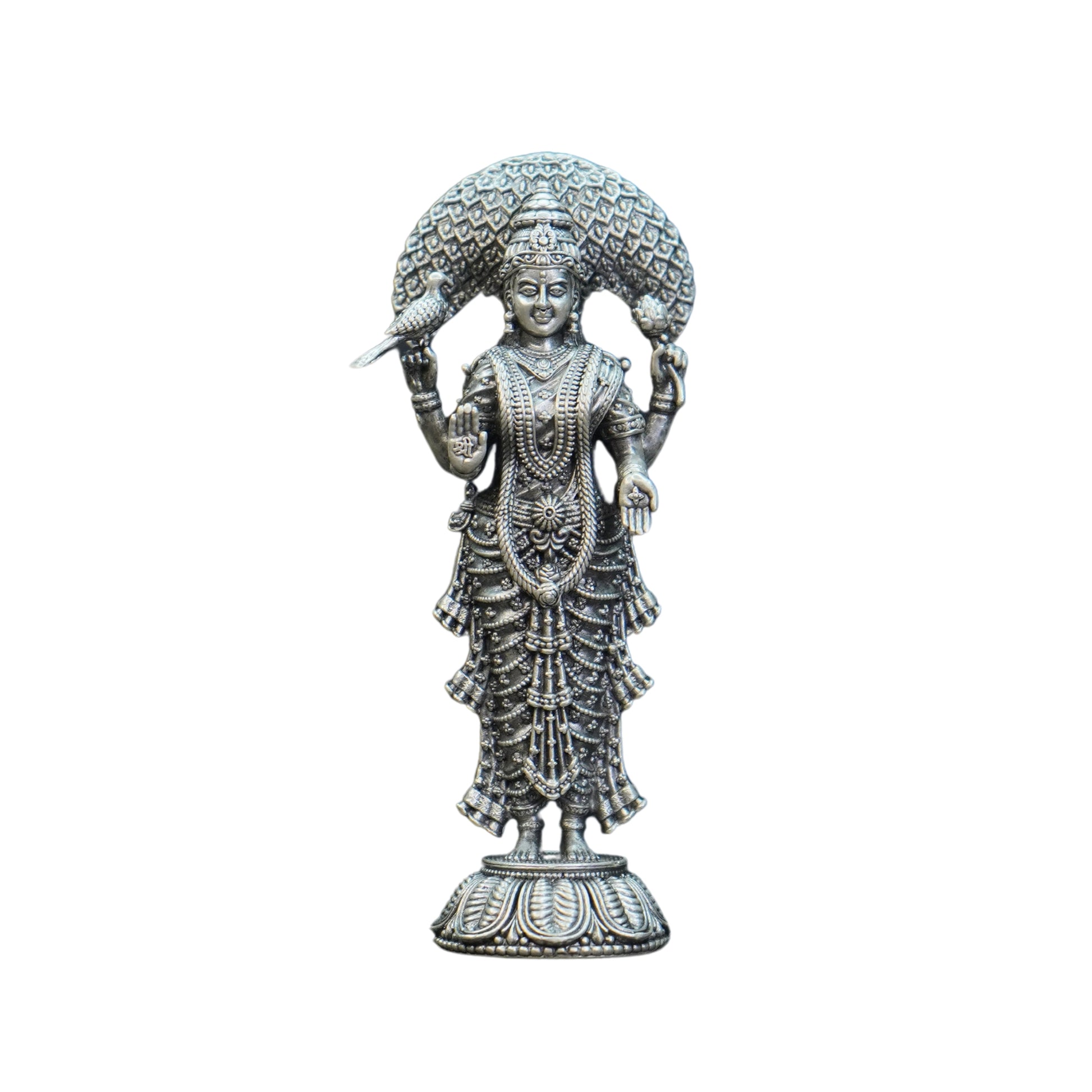 Mahita Collections Pure Silver Antique Vasavi Matha Standing 40G