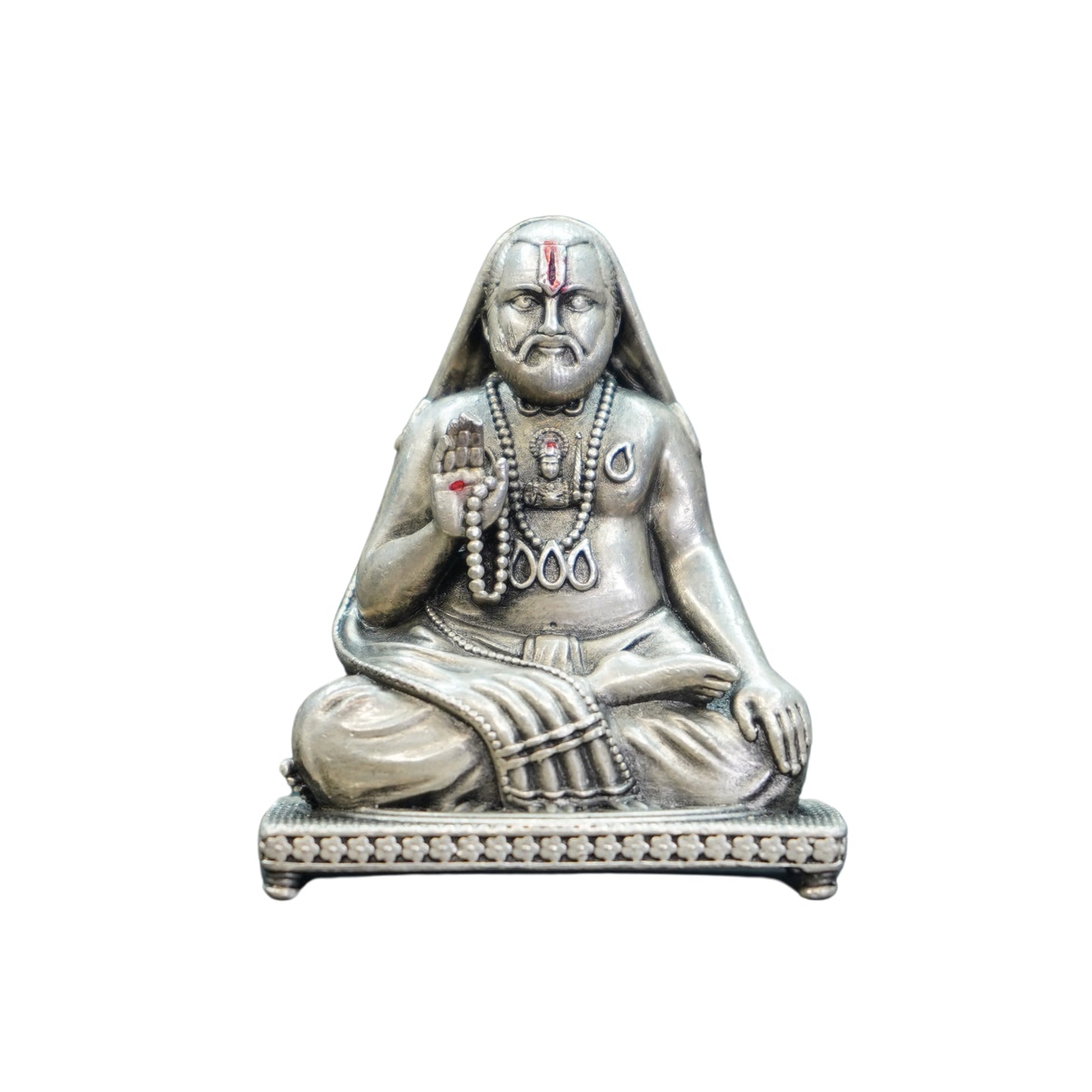 Mahita Collections Pure Silver Antique Raghavendra Idol Small 59.61G