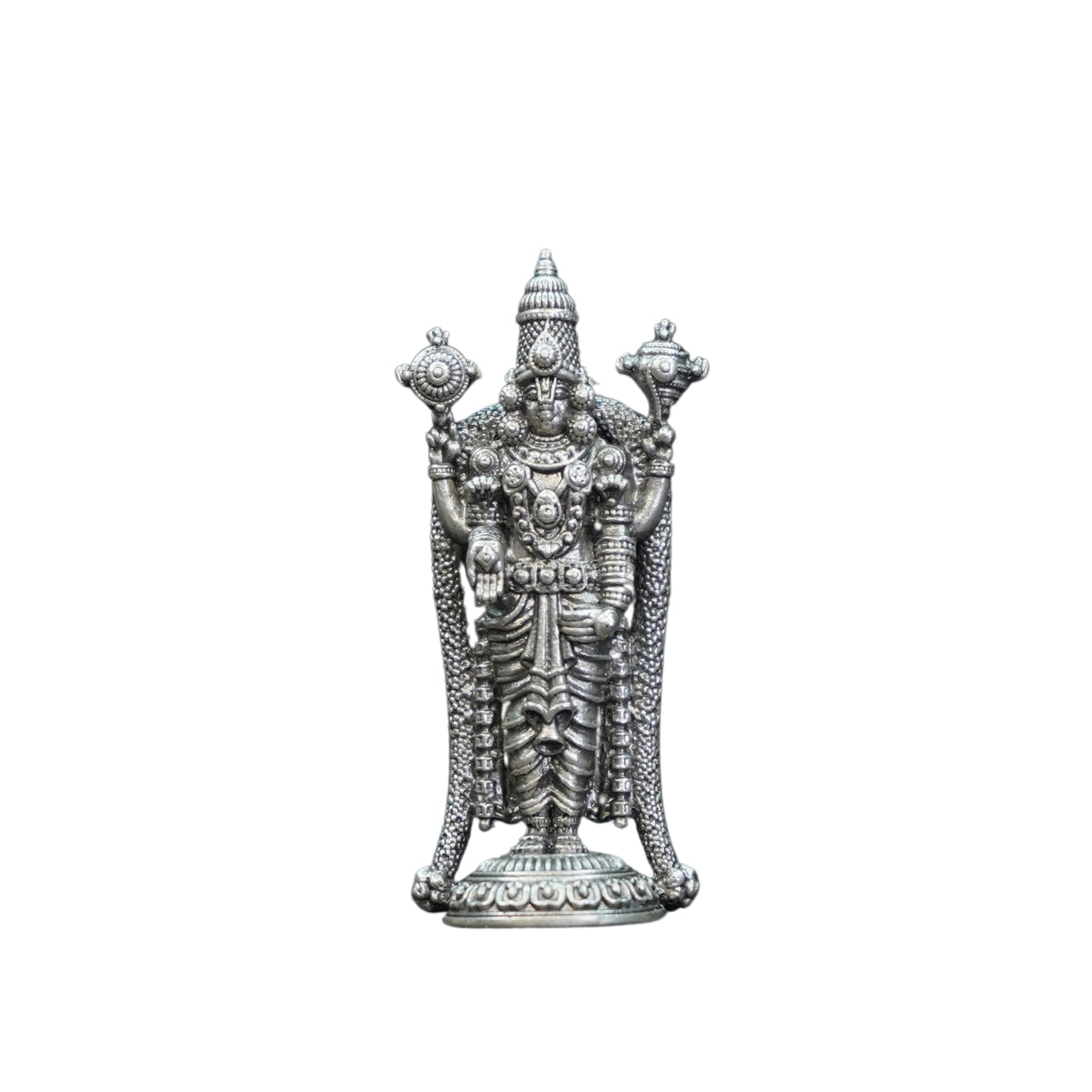 Mahita Collections Pure Silver Antique Garud Balaji Standing Big 30G