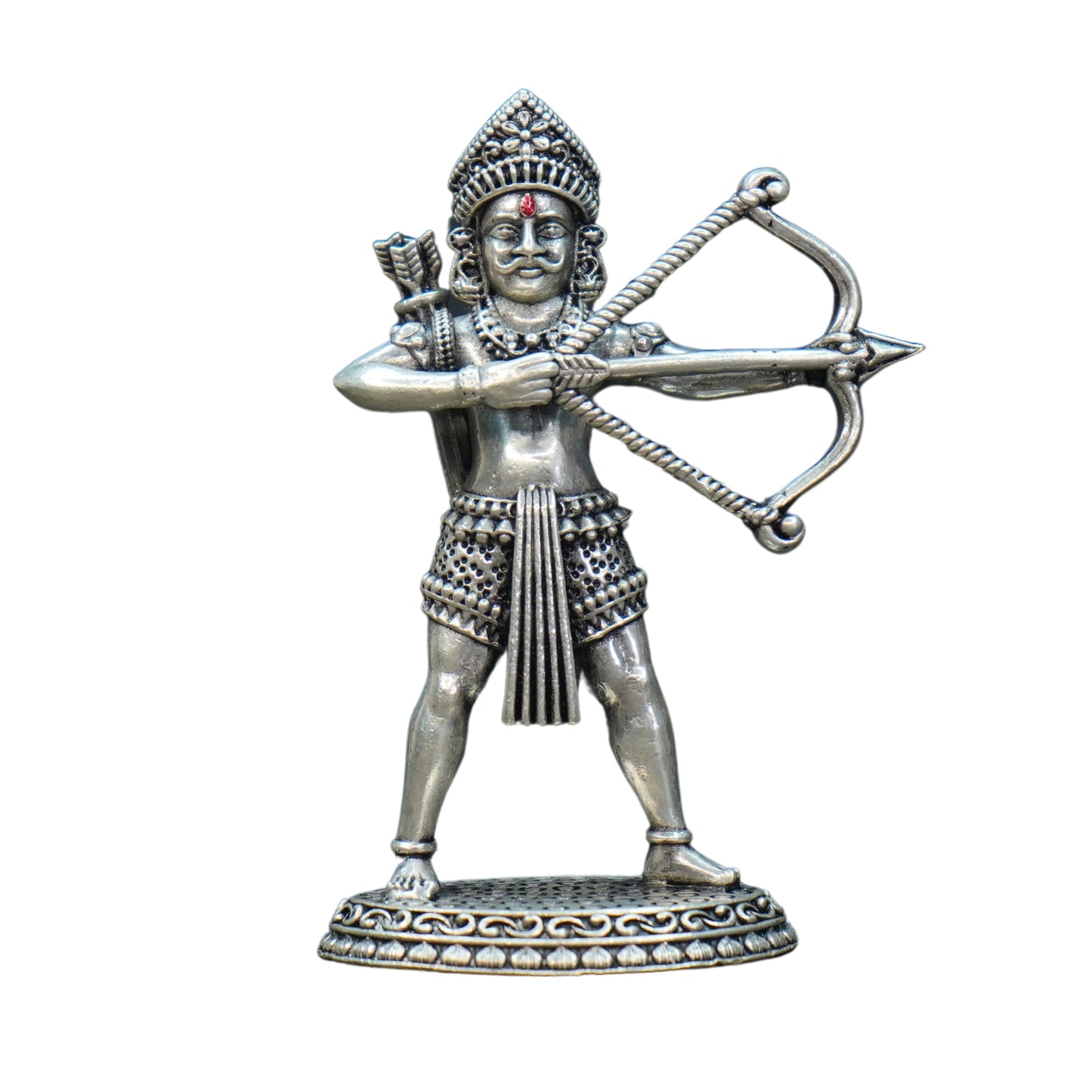 Mahita Collections Pure Silver Antique Ghantaghar Mahaveer Swamy 85.40G