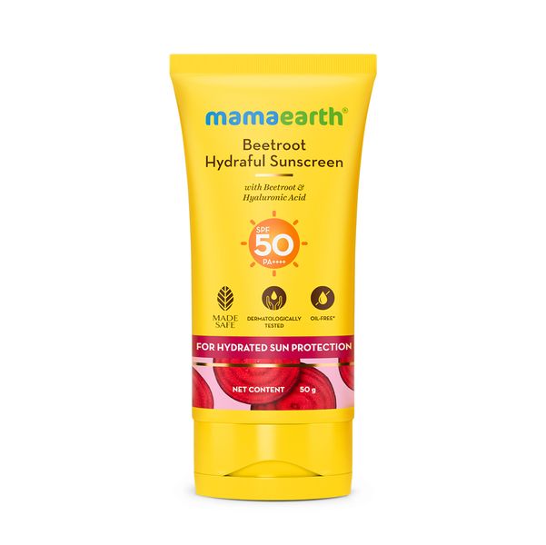 Mamaearth-Beetroot-Hydraful-Sunscreen-With-Beetroot-&-Hyaluronic-Acid-