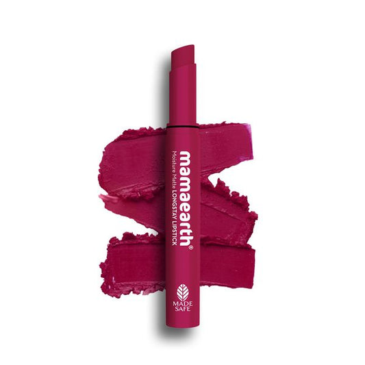 Mamaearth Moisture Matte Longstay Lipstick Berrylicious Magenta