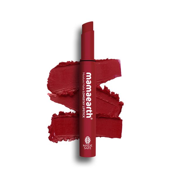 Mamaearth Moisture Matte Longstay Lipstick Cherry Punch