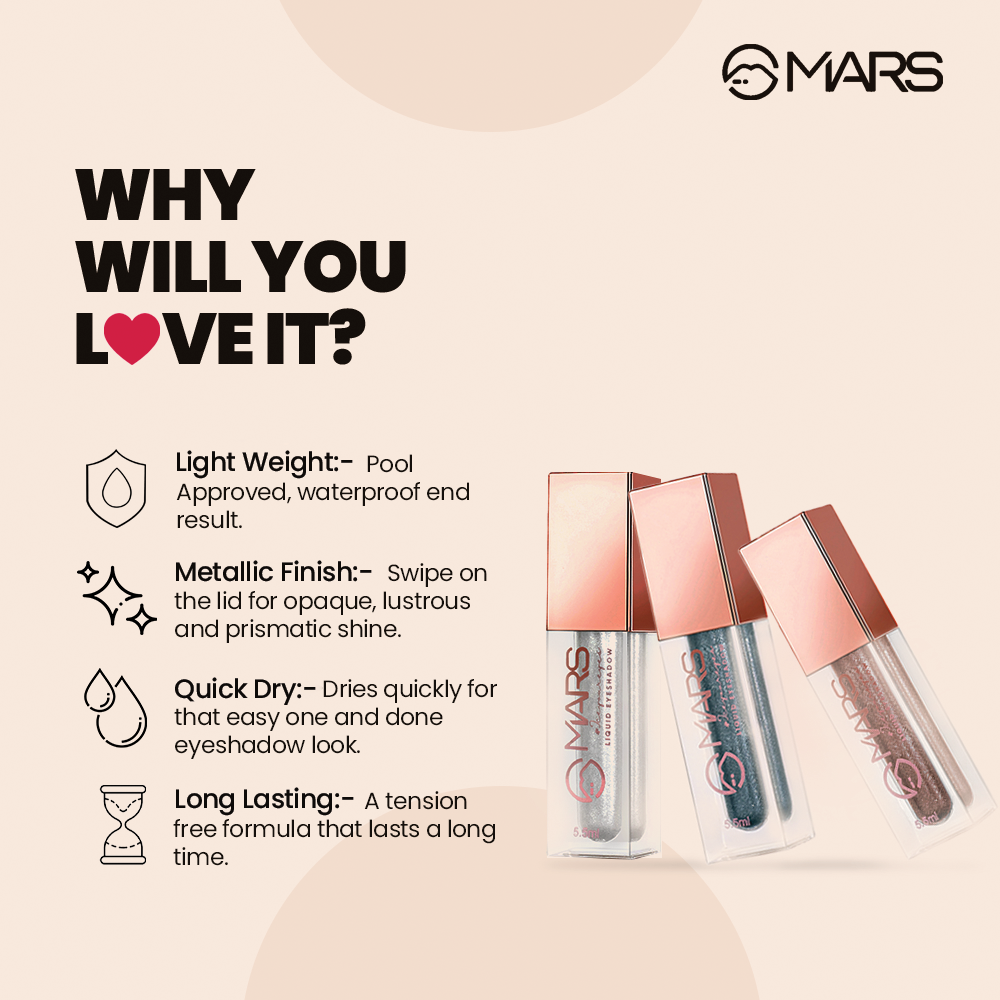 Mars Glitter Liquid Eyeshadow