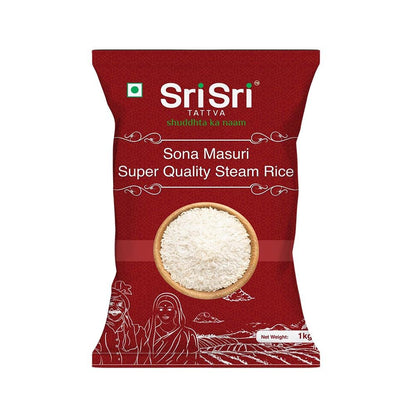 Sri Sri Tattva Sona Masuri Super Quality Steam Rice