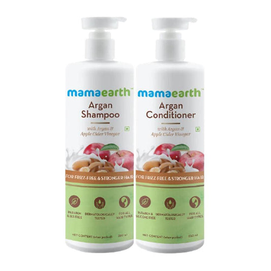 Mamaearth Argan Shampoo and Conditioner Combo