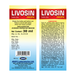 Allen Livosin Drops Ayurvedic