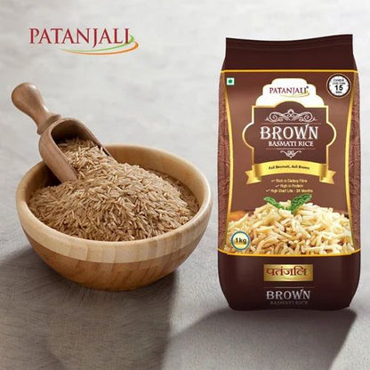 Patanjali Brown Basmati Rice Pouch