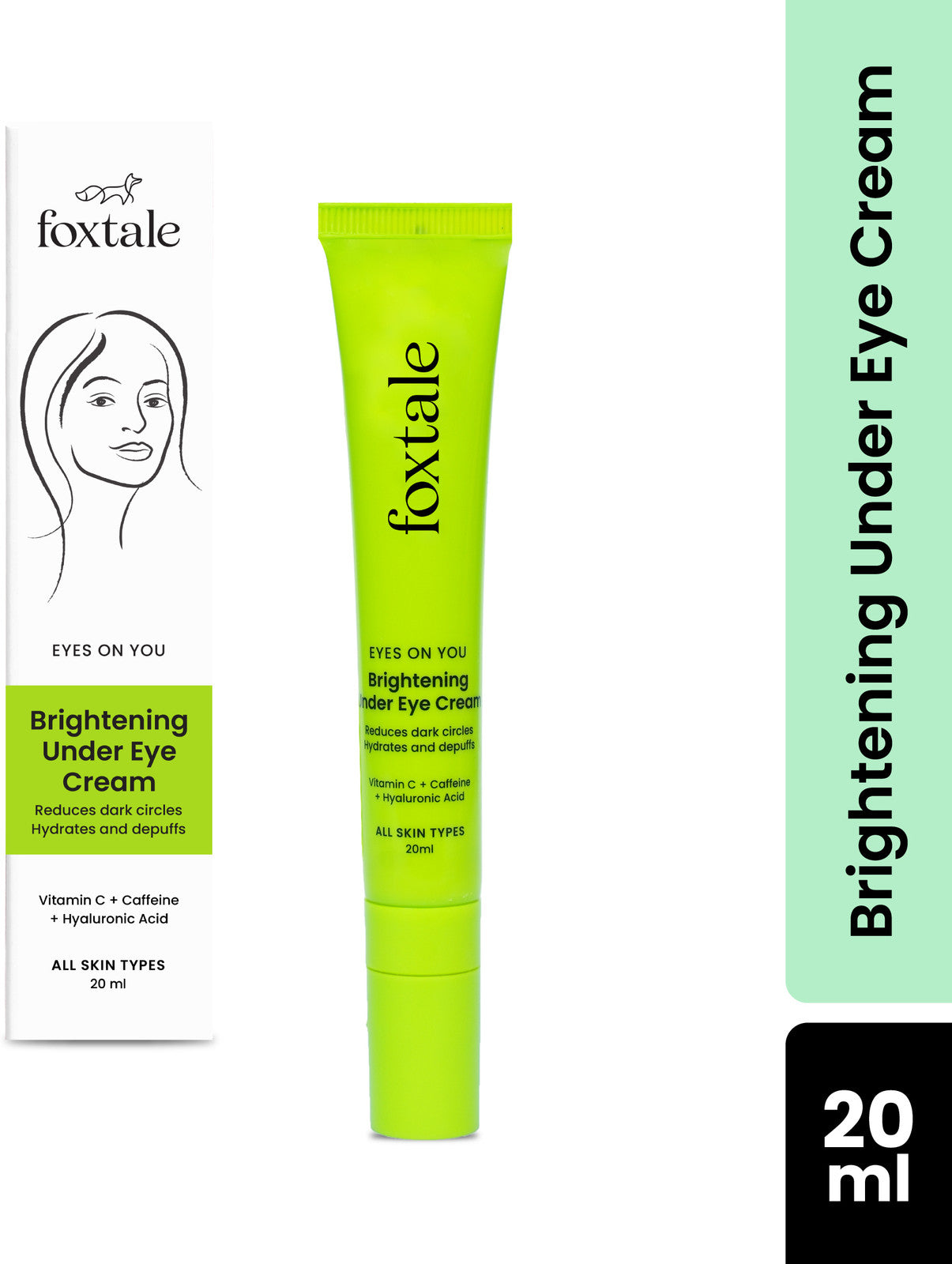 Foxtale Eyes On You Brightening Under Eye Cream – 20ml