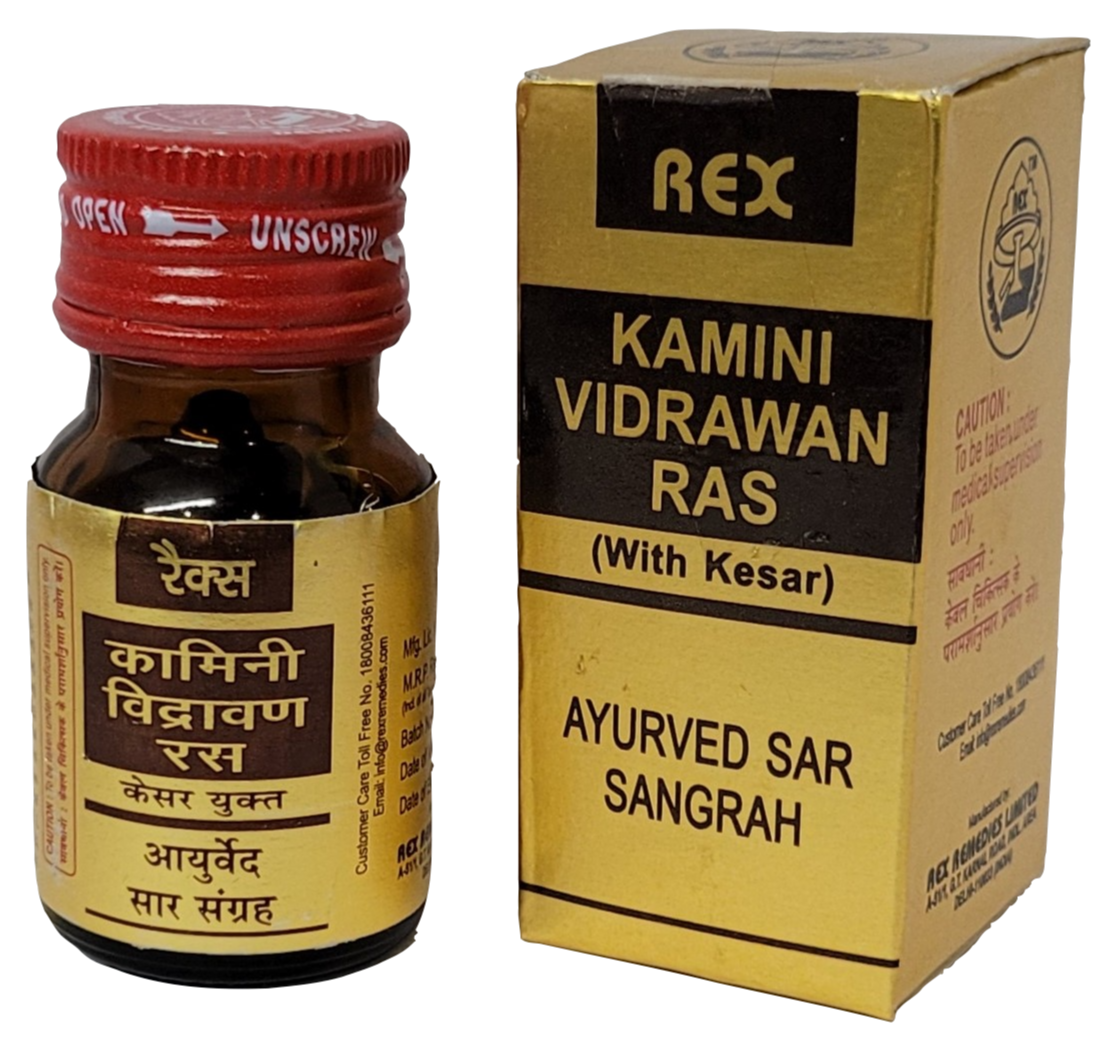 Rex Kamini Vidrawan Ras with Kesar Tablet