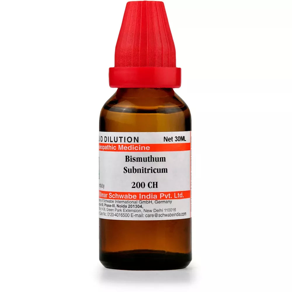Dr Willmar Schwabe India Bismuthum Subnitricum Dilution