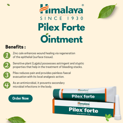 Benefits of Himalaya Pilex Forte Ointment - PUSHMYCART