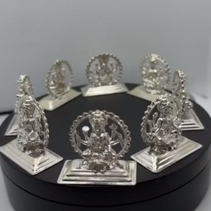 Pure Silver Ashtalakshmi Set