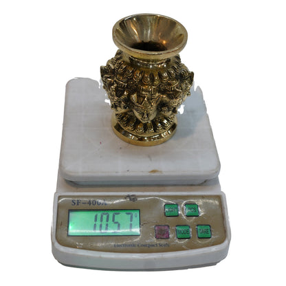 Brass Ashtalakshmi Face Kalash (1 Piece) 1057g