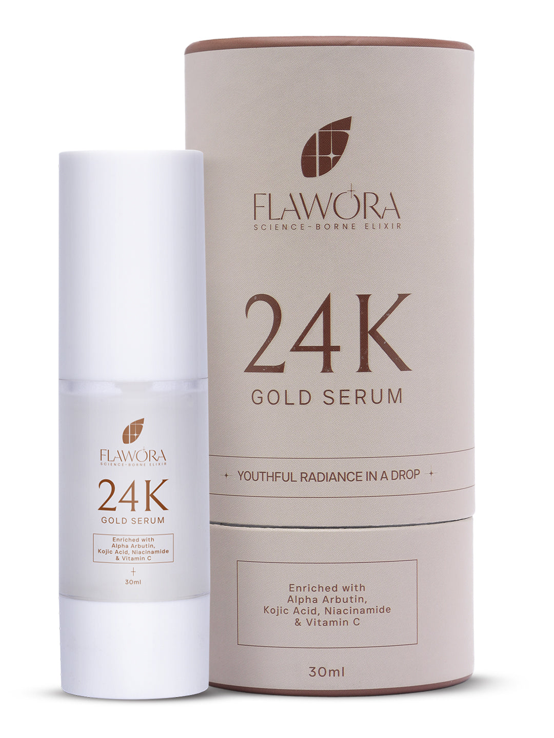 Flawora Anti grey, DTAN & 24K Gold Serum Combo of 3