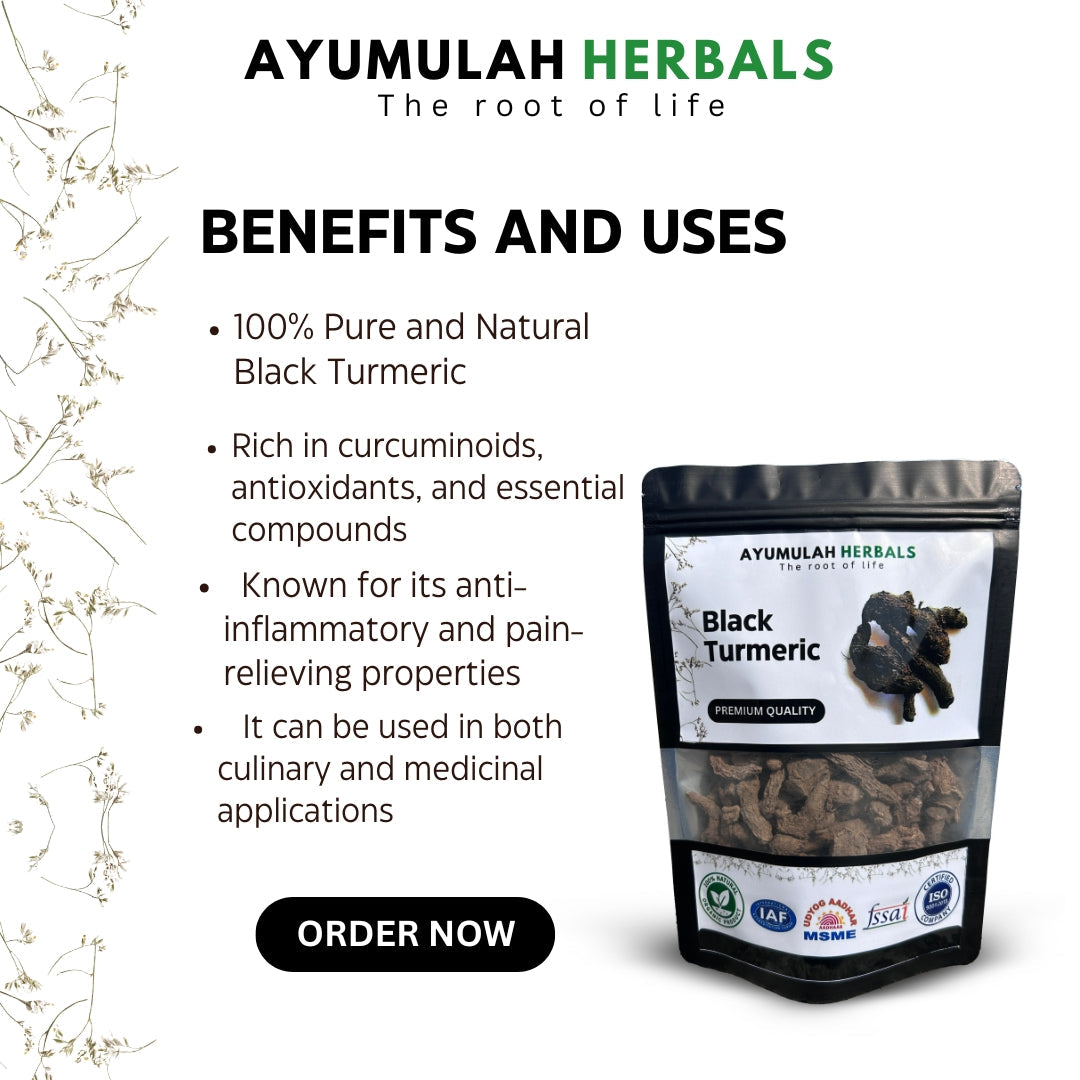 benefits and uses of Ayumulah Black Turmeric