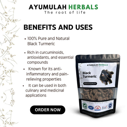 benefits and uses of Ayumulah Black Turmeric