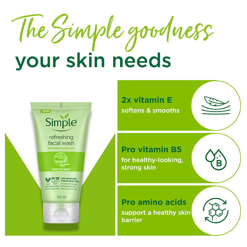 SIMPLE – Refreshing Face Wash