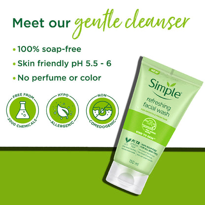 SIMPLE – Refreshing Face Wash