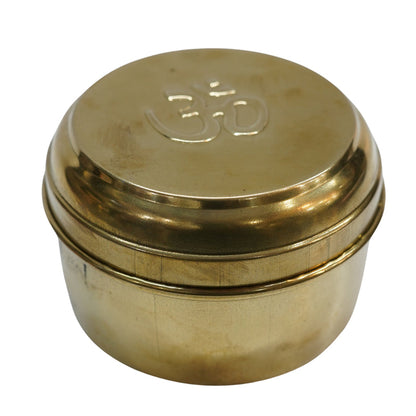 Handmade Brass Sindoor Box 160g