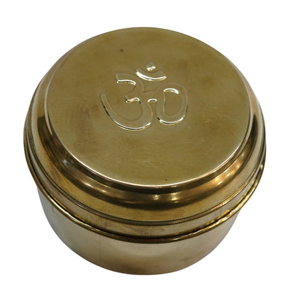 Handmade Brass Sindoor Box 160g