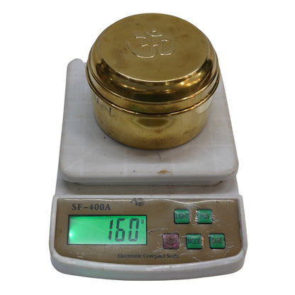 Handmade Brass Sindoor Box 160g