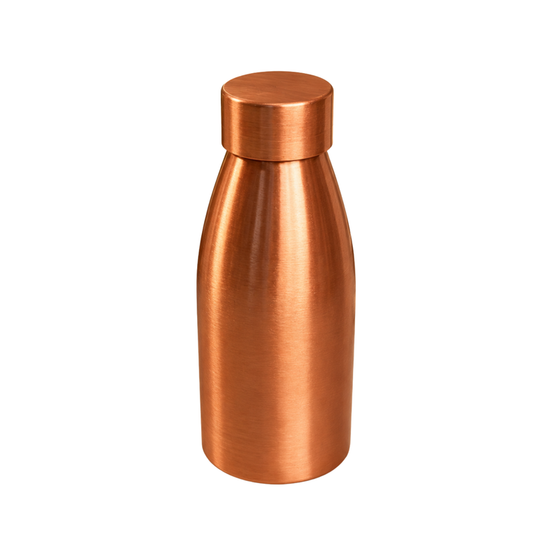Mahita Collections Pure Copper Plain Drinking Bottle 500 ml
