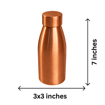 Mahita Collections Pure Copper Plain Drinking Bottle 500 ml