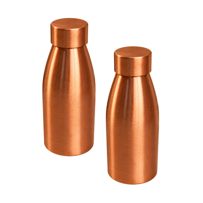 Mahita Collections Pure Copper Plain Drinking Bottle 500 ml