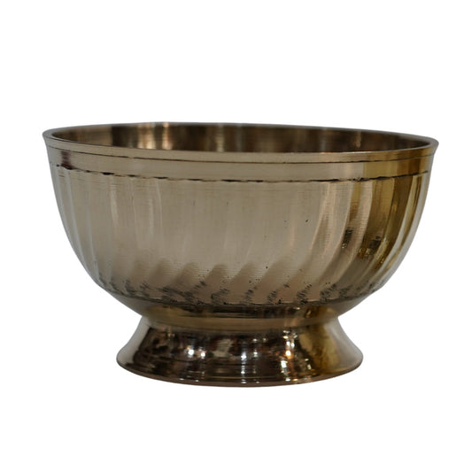 Brass Bowl with Stand (1 Piece) 447g