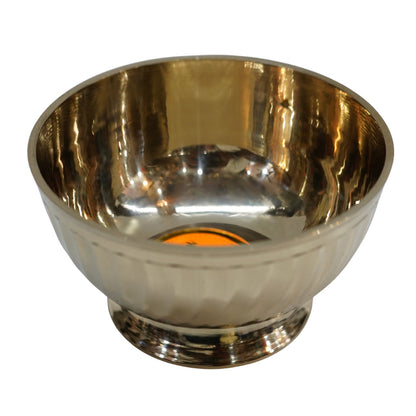 Brass Bowl with Stand (Pack of 1) 296g
