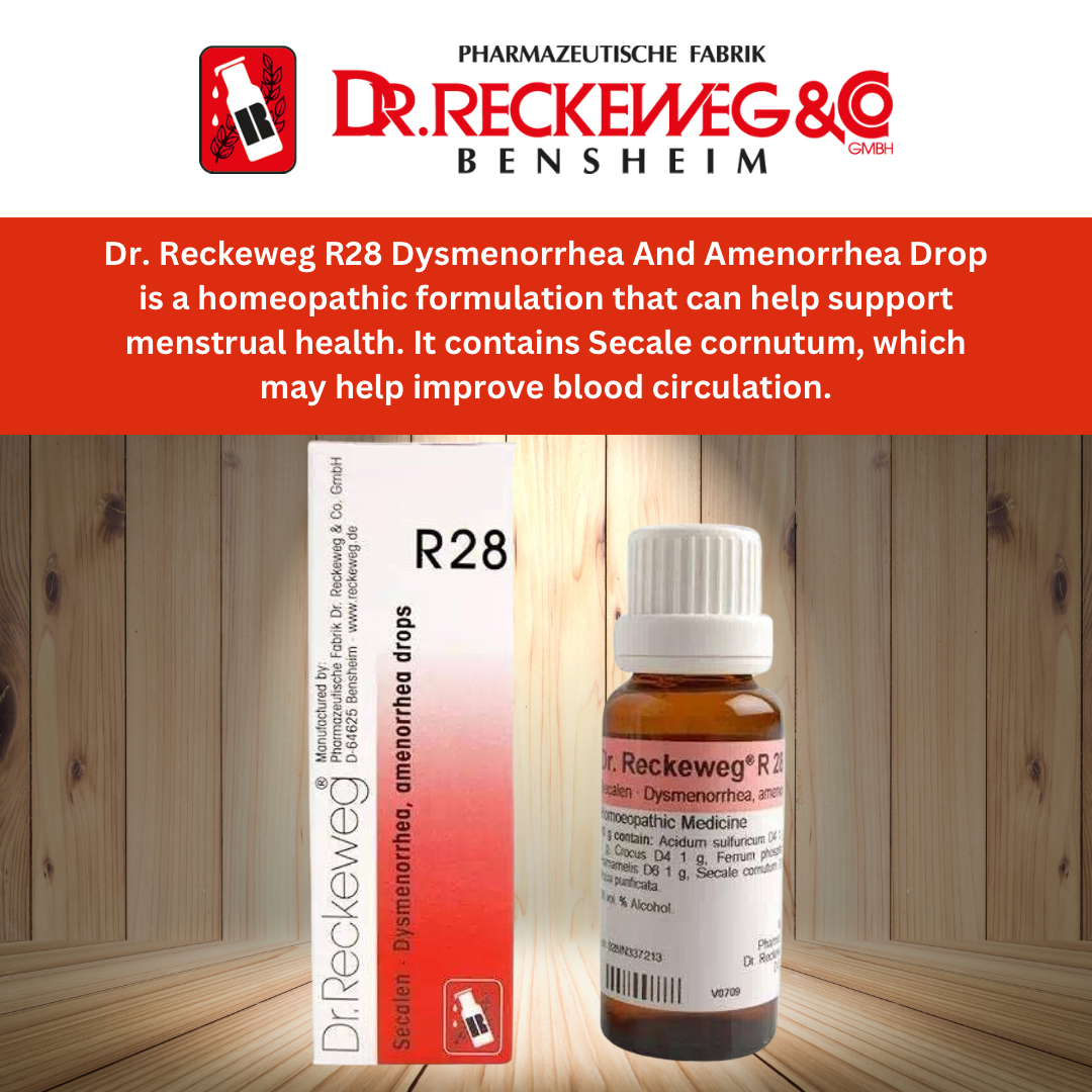 Dr. Reckeweg R28 Dysmenorrhea and Amenorrhea Drop