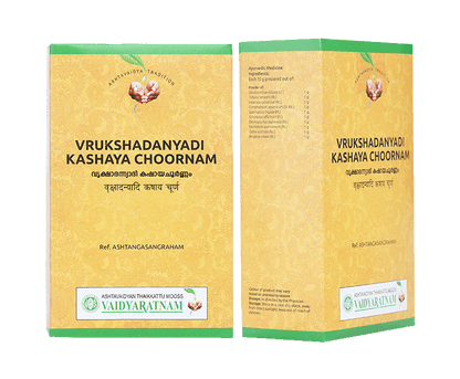 Vaidyaratnam Vrikshadanyadi kashaya Choornam