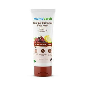 Mamaearth Bye Bye Blemishes Face Wash With Mulberry and Vitamin C For Even Skin Tone