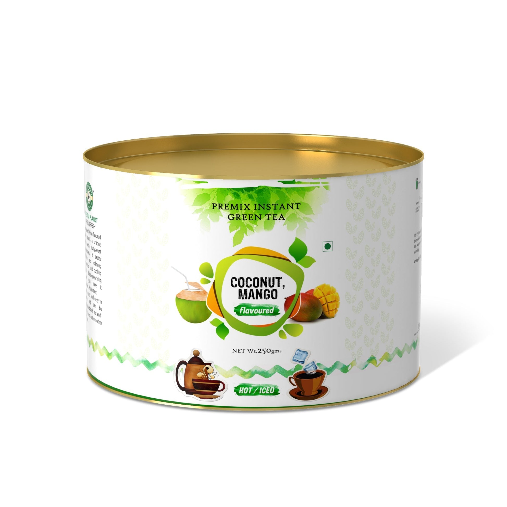 The Tea Planet Coconut Mango Flavoured Instant Green Tea