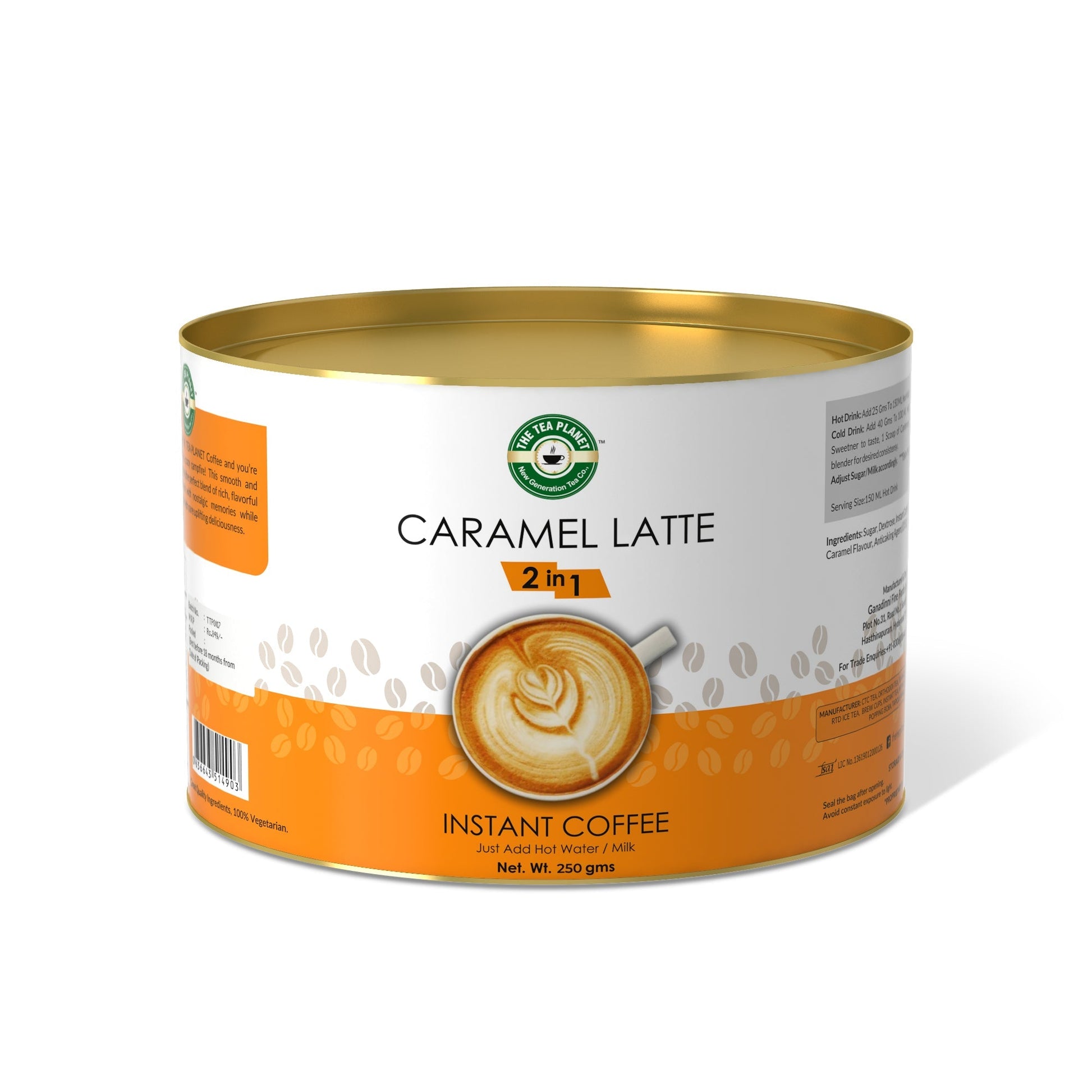 The Tea Planet Caramel Latte Coffee Premix (2 in 1)