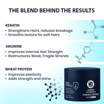 Dermistry Damage Repair Hair Mask | 3X Repair & 3X Strength Hair