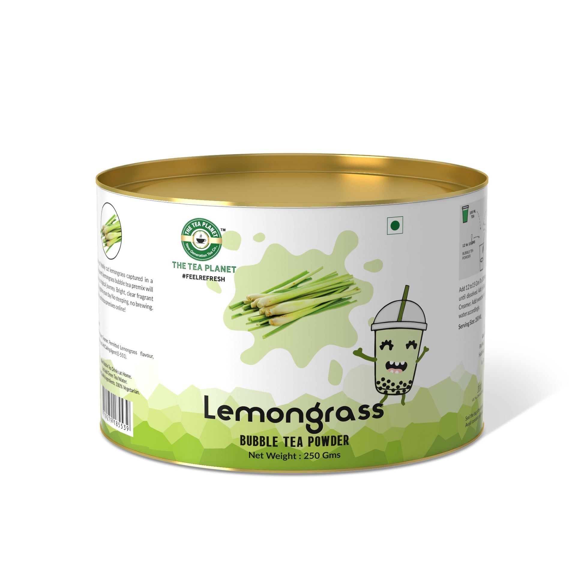 The Tea Planet Lemongrass Bubble Tea Premix