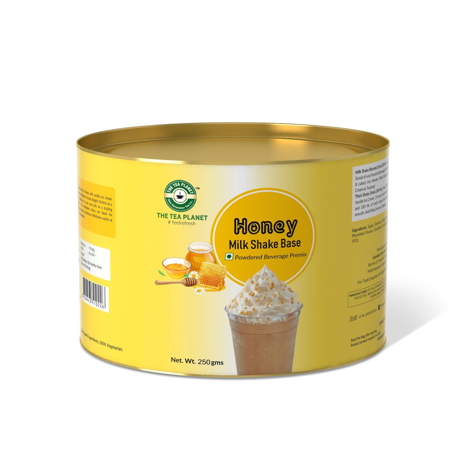 The Tea Planet Milkshake Mix Honey