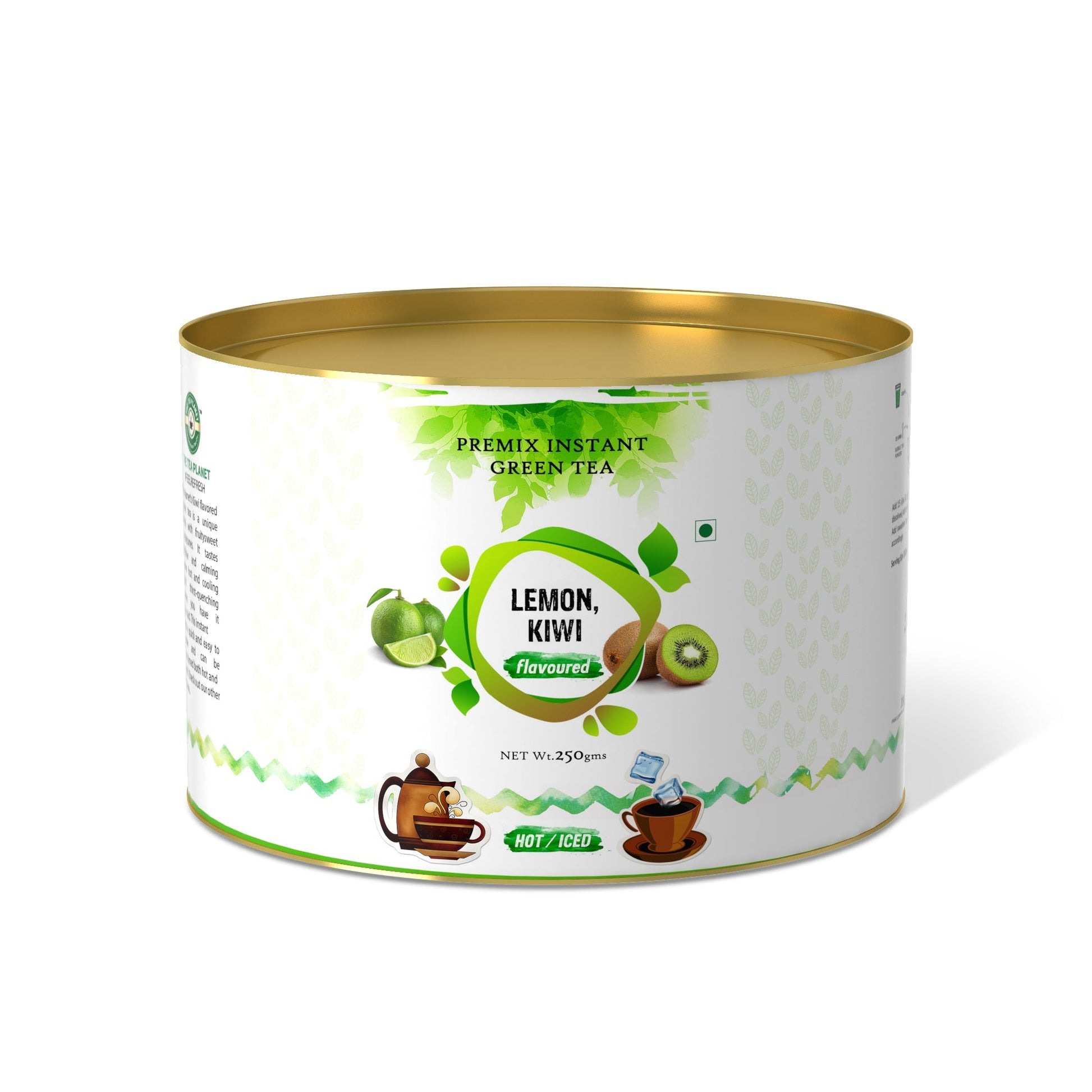 The Tea Planet Lemon Kiwi Flavoured Instant Green Tea