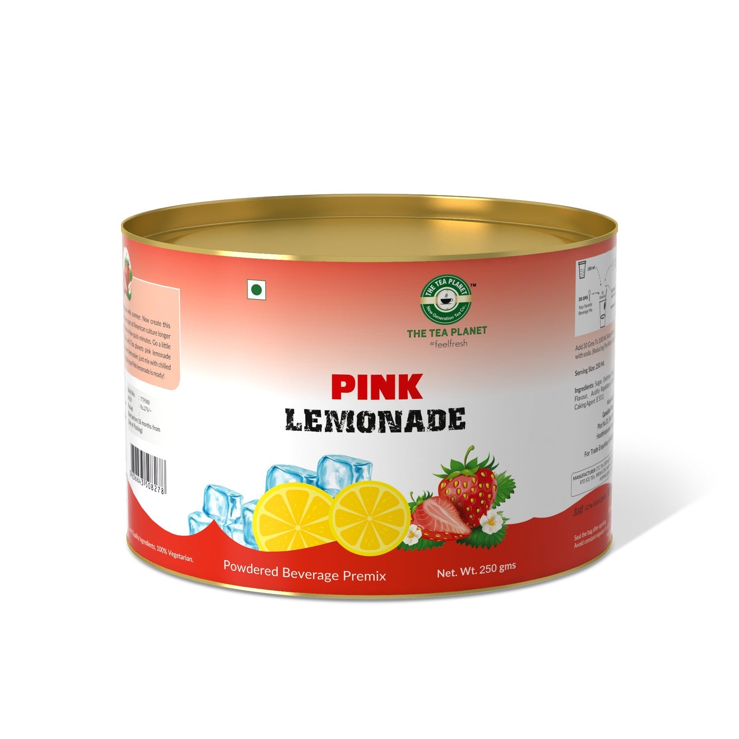 The Tea Planet Pink (Strawberry) Lemonade Premix