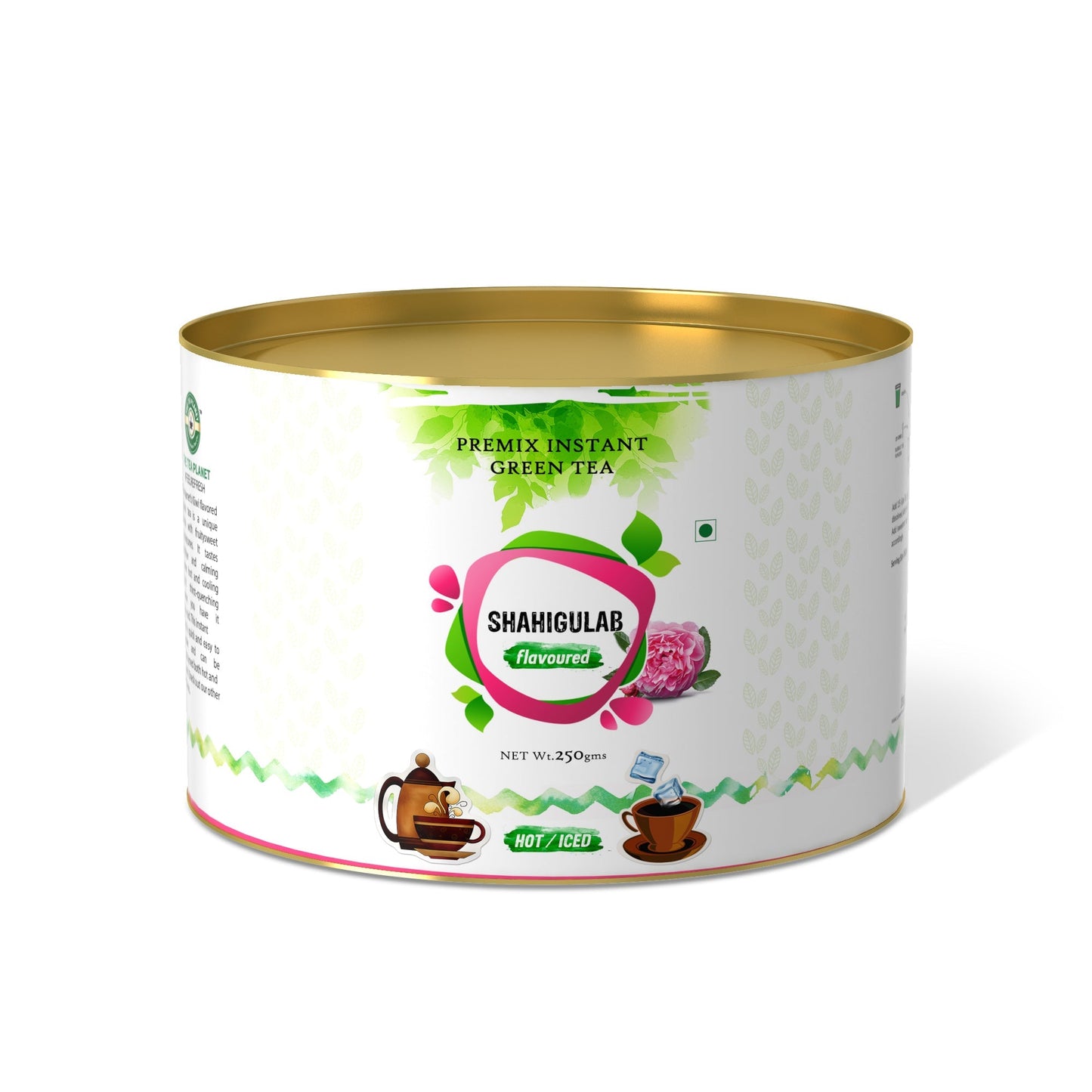 The Tea Planet Shahigulab Flavoured Instant Green Tea